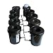 Black Bucket Deep Water Bubbler System, 8 pack