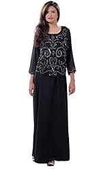 Chiffon Beaded Mother-of-the-Bride Dress/Wedding Party Dress 