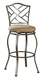 Hillsdale Brookside Hanover 24-Inch Swivel Counter Height Stool, Brown Powd ....