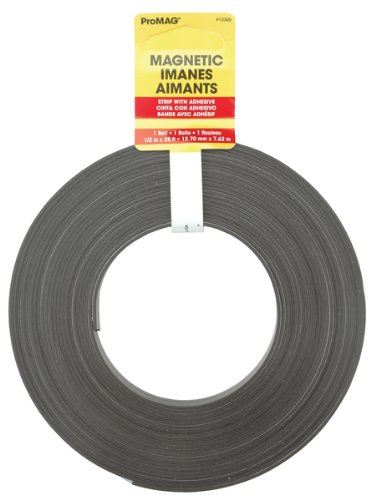 Adhesive Magnetic Strip-1/2"X25