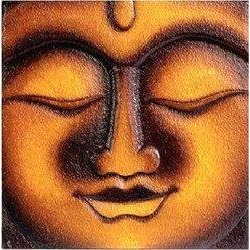 Brown Buddha Wall Plaque