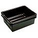 Rubbermaid Commercial Products FG335100BRN 7 1/8-Gallon Brown Undivided Bus/Utility Box