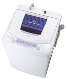 東芝 DD(ダイレクトドライブ)インバーター銀河 全自動洗濯機 AW-70GC(W) 洗濯脱水容量7kg・乾燥容量(風乾燥)2.5Kg(化繊混紡) ピュアホワイト