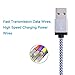 EverDigi 3 Pack 3FT iPhone Lightning Charging Cable Cord Nylon Braided 8pin to USB Charge and Sync Cable for iPhone SE/6/6s/6 plus/6s plus,5c/5s/5,iPad Air/Mini,iPod Nano/Touch, Compatible with Ios9
