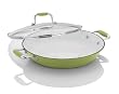 Michelle B. by Fagor Cast Iron Lite 12 Chef's Pan, Lemon Lime