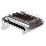 George Foreman GR19BW Contemporary Design Grill with Bun Warmer, Silver by George Foreman