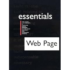 Web Page Essentials (Essential Series)