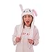 Funny Plush Moving Rabbit Ears Hat Hand Pinching Ear to Move Vertical Ears Cap Party Cosplay Gifts for Women and Child