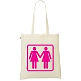 Lesbian Couple Organic Fashion Tote