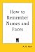 Book How to Remember Names and Faces