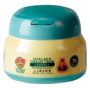 Jason Earth's Best Baby Care Calendula Extra Rich Therapy Creme, 4-Ounce Jars (Pack of 2)