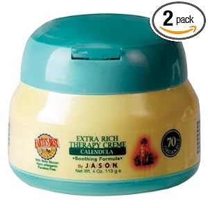 Click here to buy Jason Earth's Best Baby Care Calendula Extra Rich Therapy Creme, 4-Ounce Jars (Pack of 2) by Jason Natural Cosmetics.