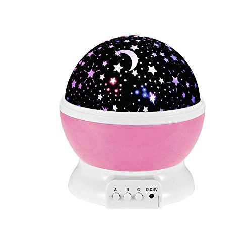 Ecandy Constellation Night Light Projector Bedroom Light for Children or Baby Bedroom