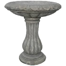 Xiamen Star Arts and Crafts #FAC-F0066AA Fluted Bird Bath by XIAMEN STAR ARTS & CRAFTS CO