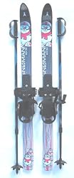 Whitewoods Nordic Cross Country Skis for Kids 100cm with Poles NEW