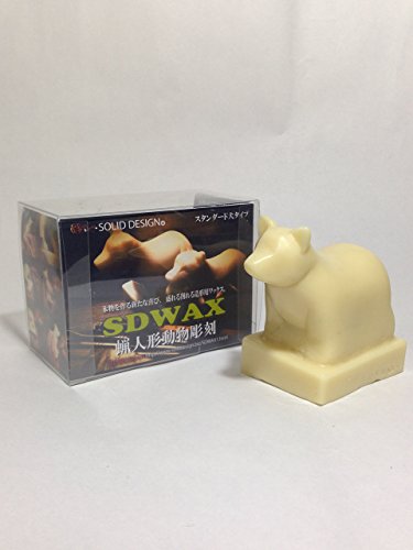 SOLID DESIGN Wax Figure Animal Sculpture, Standard Dog