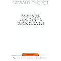 Logique, structure, �nonciation