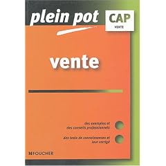 Vente : CAP employ� de vente sp�cialis� - CAP employ� de commerce multisp�cialit�