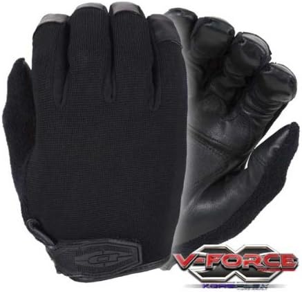 Damascus Gloves V-Force w/KoreFlex, 1 Layer Tips, Kevlar Liner, Small
