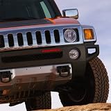 Hummer H3 Front Bumper Red Letters Inserts