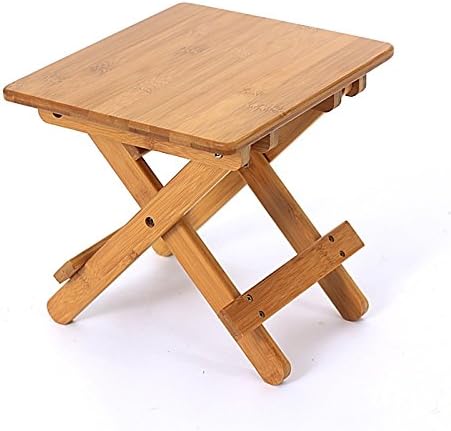 Efrank Multifunctional Foldable Bamboo Footstool Shower Stool Leisure Chair for Step stool Patio Wooden Folding