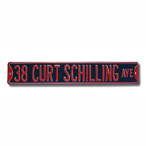 Authentic Street Signs Boston Red Sox Curt Schilling Street Sign