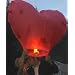 1 St�ck " RIESIGES HERZ " HIMMELSLATERNE SKYLATERNE ultra gro�