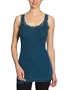 ONLY Damen Top 15069995/DORA LACE LONG TANK EDGE TOP JRS BB, Gr. 38 (M), Gr�n (REFLECTING POND)