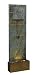 Kenroy Home #50623SL Tidings Indoor/Outdoor Floor Fountain in Natural Slate with Clock Face