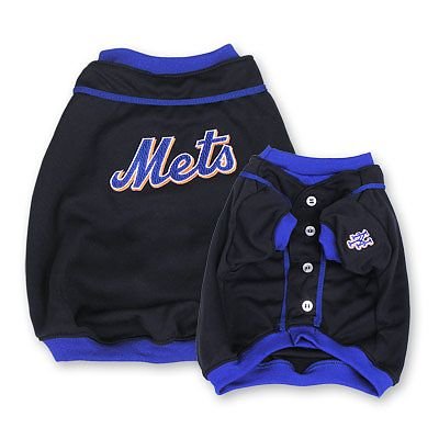 New York Mets Baseball Dog Jersey - 2X Small