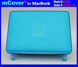 Aqua mCover® Hard Shell Cover Case for A1342 White Unibody MacBook 13-inch (Model No. A1342, Order # MC207LL/A MC516LL/A, released after Oct. 20, 2009)