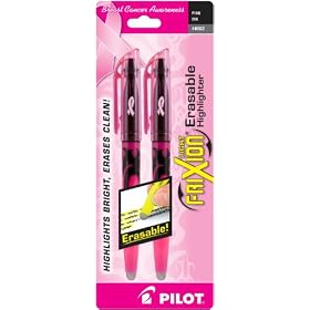 Pilot FriXion Light Erasable Highlighter Marker, 2-Pack, Pink (46522)