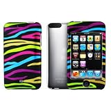 New Black Rainbow Color Zebra Apple Ipod Touch Itouch 2nd Gen 3rd Gen Mp3 Snap on Case