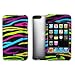 Search : Black with Green Blue Color Zebra Snap on Hard Skin Case for Apple Ipod Touch Itouch 2nd Gen 3rd Gen