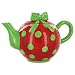 Christmas Teapot Joyful Cheer
