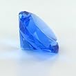 Blue Sapphire Glass Diamond Shaped Paperweight