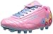 Vizari Blossom Soccer Cleats for Girls, Boys, Toddler | Youth Firm Ground FG Athletic Outdoor Football Shoes for Little/Big Kid Pink/Blue