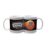 NBA San Antonio Spurs 2 Pack 11oz White SportsBall Mug
