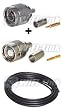 WIFI Low Loss 200 Pre-assembled N male to RP (reverse polarity) TNC male 23 Ft. Cable for Linksys