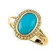 14K Yellow Gold Turquoise Ring
