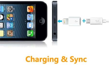 Wtitech Apple Lighting to Micro Adapter with Charging and Sync