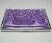 Purple Paisley Business Card Case : Credit ID Wallet Holder