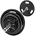 Troy Barbell VTX Rubber Coated 300 Pound Olympic Weight Set with Bar & Collars