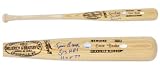 Ernie Banks Autographed Bat | Details: Blonde Louisville Slugger Bat, HOF 77/512 HR Inscription