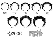 BLACK NOTCHED PINCHERS PNCHBKGR12-12G 1/2