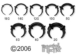 BLACK NOTCHED PINCHERS PNCHBKGR12-12G 1/2
