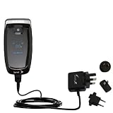 International Wall / AC Charger for the Samsung A640 - Gomadic Brand w/ TipExchange Technology