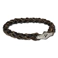 SilberDream Lederarmband braun-schwarz Damen/Herren Leder Armband Echtleder LA0050B