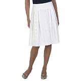 Isaac Mizrahi for Target Floral Eyelet Skirt - True White