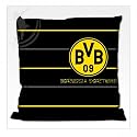 BVB / Borussia Dortmund Kissen 'Polostreifen'